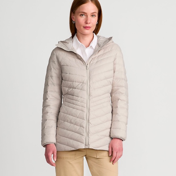 NWT Wanderweight Packable Down Hooded Long Jacket - Picture 3 of 8